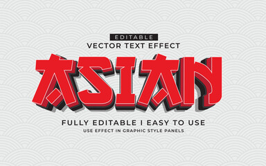 Poster - 3d editable chinese new year 2025 text effect typography style