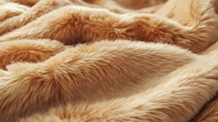 Poster - Soft mocha-colored fabric adorns a relaxed space, creating a luxurious atmosphere. The plush texture adds a comforting touch, perfect for snuggling up during cool evenings
