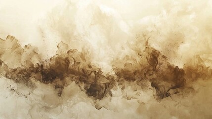Poster - Colors swirl and dance in a blend of mocha and beige, creating an ethereal dust burst that brings warmth and elegance to any space. This artistic explosion invokes a sense of tranquility and energy