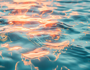 Canvas Print - Sunset Water Reflections