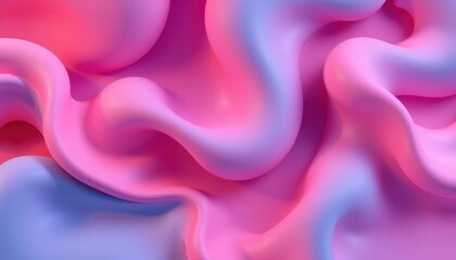 Wall Mural - abstract pink and purple fluid wave design