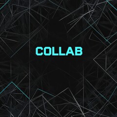 Poster - COLLAB: Abstract Network Graphic 