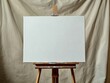 © Aashutosh Pandit - blank canvas on easel ready for creativity