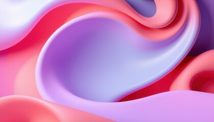 Wall Mural - abstract pink purple swirling fluid design