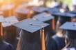 © Vooglo.com - College graduation cap isolated on a white background