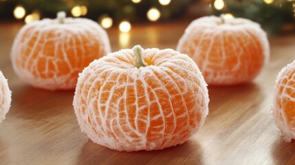 Poster - Frozen Mandarin Oranges Festive Holiday Treat