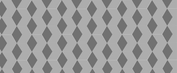 Poster - Vector Minimal cubes geometric tile and mosaic wall grid backdrop hexagon technology wallpaper background.
