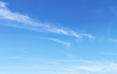 Wall Mural - the sky is blue with clouds, beautiful by nature.