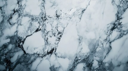 Poster - Elegant white marble texture background with intricate gray veining for design and artwork applications