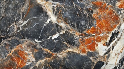 Poster - Elegant marble texture featuring rich colors and intricate veining ideal for backgrounds and upscale furniture design.
