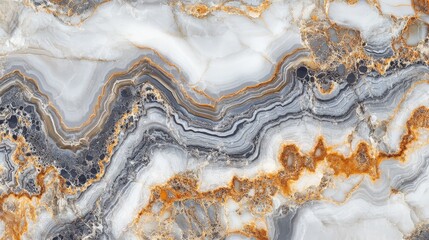 Poster - Elegant Italian marble texture featuring smooth book match design in neutral tones ideal for high-end interior and exterior home decor applications.