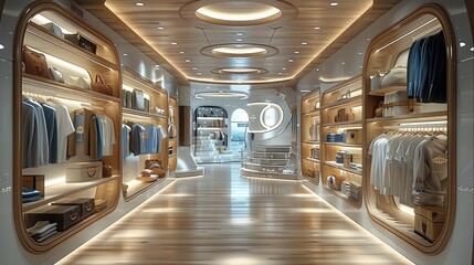 Poster - Clothing shop design.