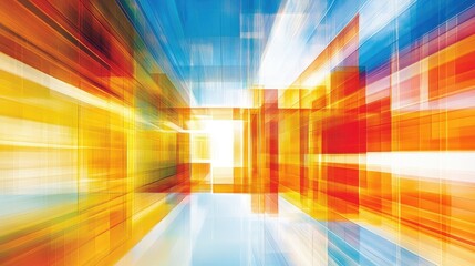 Poster - A modern digital rendering of colorful bar charts showing sales trends, set against a sleek transparent backdrop.