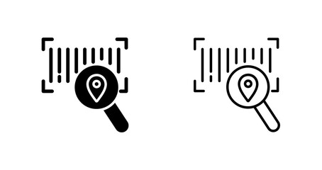 Barcode Tracking Icon Design