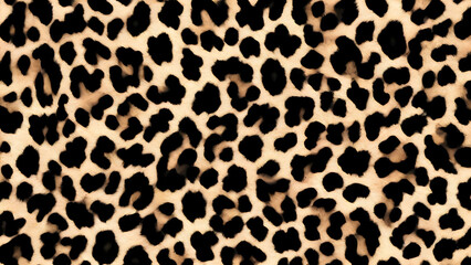 leopard, bright wild cat spots, dark background, fluffy print, modern stylish design