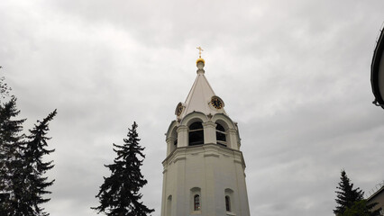 Wall Mural - Nizhny Novgorod, Russia. Bell tower of the Transfiguration Cathedral. Territory of the Nizhny Novgorod Kremlin