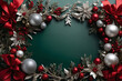 © Papatasi - Christmas greeting card background image.