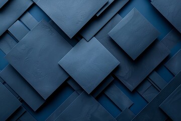 Poster - The dark blue abstract background overlaps with the copy space. Generative Ai