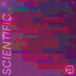 © marisamanee - Glitched Digital RGB Data Signal with Bold Scientific Typography Background, In Pink Hue with Scanlines Effect