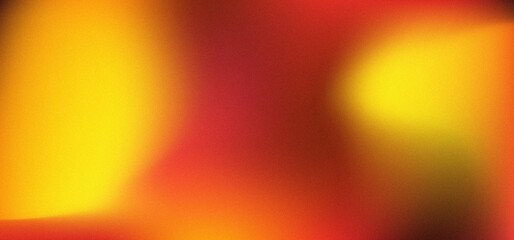 Fototapete - Abstract red, orange, and gold gradient design with grain texture effect. Grainy red and gold background. No text. Blurry Red, orange, and gold color blob splashes with matte texture.