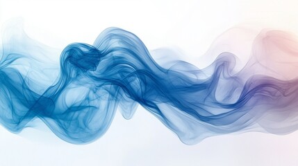 Aufkleber - Shades of blue intermingle and flow effortlessly, creating a calming and artistic display that evokes tranquility and harmony. The gentle motion captivates the senses