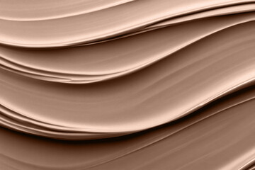 Poster - Vibrant and smooth layers showcase rich shades of brown, creating a stunning abstract composition that highlights fluidity and warmth, inviting a closer look