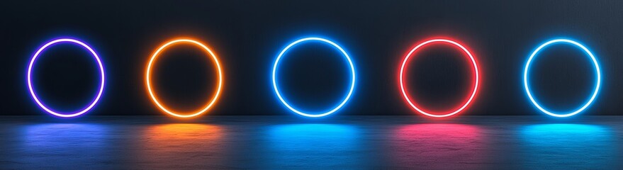 Wall Mural - Stunning moon eclipse light flare horizon space background. Abstract sunrise ring sparkle on earth planet design set. Magic cloud smoke emitted from the crescent orbit edge.