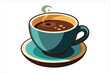 © Maya - cup of coffee vector,  icon vector illustration, cup of coffee silhouette of a cup of coffee  isolated on a white background, eps, png, svg,  vector,