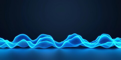 Poster - Isolated on transparent background, turquoise neon streak effect with sparkle and flare. Illustration of magic flash laser strip divider with glitter and shimmer design.