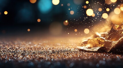 Poster - Dynamic motion capture of sparkling liquid on textured surface studio high-quality photograph abstract close-up artistry