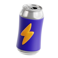 PNG 3D energy drink illustration isolated on a white background