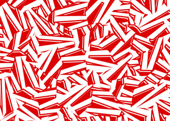 Poster - Abstract background with geometric triangle and stripe pattern. Abstract dazzle camouflage pattern