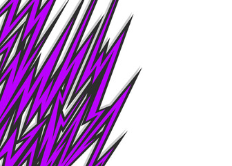 Poster - Abstract background with sharp arrow line pattern and with some copy space area