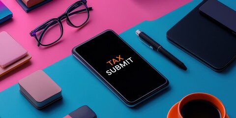 Poster - A smartphone displaying 