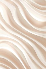 Poster - White and tan background with a wavy pattern. The pattern is very smooth and flowing. The background is almost entirely white, with only a few small touches of tan