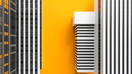 Poster - Sleek and contemporary digital roll up design featuring dynamic lines geometric patterns and modern architectural elements  This versatile template is perfect for corporate branding marketing