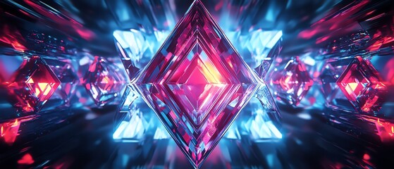 Poster - Hexagonal pattern in 3D