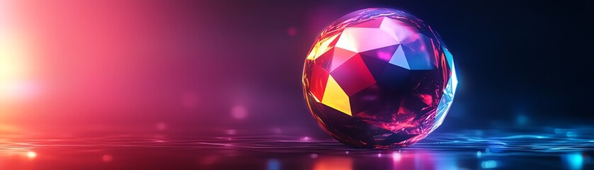 Poster - 3D polygonal sphere
