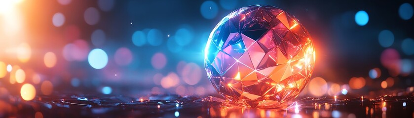 Poster - 3D polygonal sphere