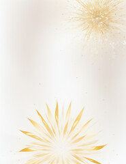 Wall Mural - background with fireworks - abstract golden watercolor background - Generative AI