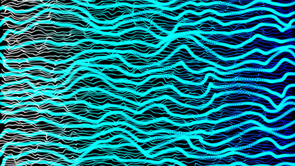 Poster - Abstract digital background. Dark BLUE vector pattern with lava shapes. Shining crooked illustration in marble style.
