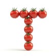 © Rayhanbp - The image is a creative representation of the letter T using red tomatoes