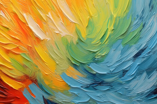 oil paint brush strokes, texture
