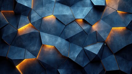 Poster - geometric background 3d rende