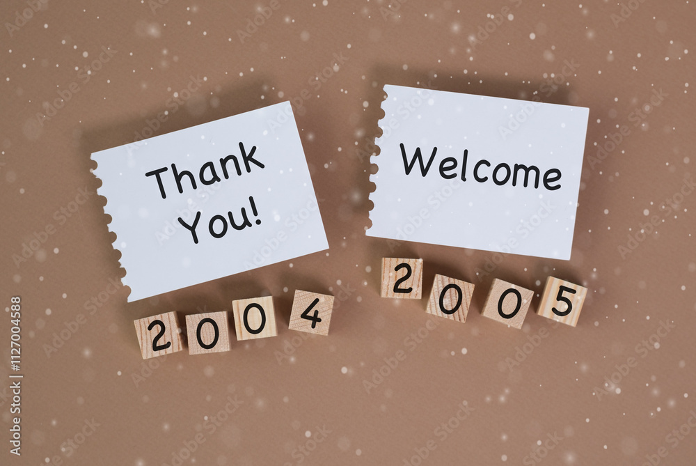 New year transition thanking 2024 and welcoming 2025 corporate office ...