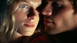 © Darunee - Captivated by Cinema: Young Couple Holding Hands in Intimate Movie Theater Moment