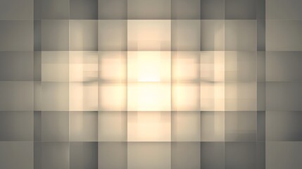 Poster - An artistic abstract background featuring translucent cubes glowing softly, arranged symmetrically in a seamless grid.
