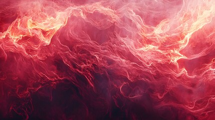 Poster - A conceptual display of radiant waves transitioning into a smooth seamless abstract visual.