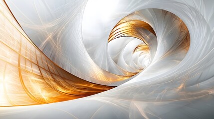 Poster - A clean and dynamic digital canvas showcasing interconnected arcs blending seamlessly.