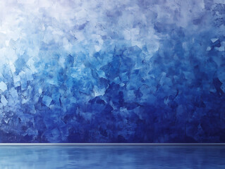 Abstract art paint blue wallpaper background